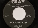 ARVELLA GRAY: The Walking Blues US Chicago Blind Street Singer Scarce 45 NM HEAR