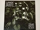 Napalm Death Time Waits for No Slave LP Record Black Vinyl Excellent