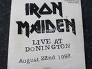 IRON MAIDEN LIVE AT DONINGTON 1ST UK PRESSING VINYL LP NUMBERED 5558 NM
