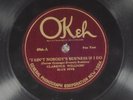 78 RPM -- Clarence Williams' Blue Five (Bechet), Okeh 4966, E/E-V+ Jazz