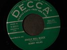 BOBBY HELMS: jingle bell rock / captain santa claus DECCA 7