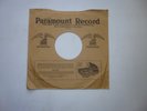 One Pre War 1920s Paramount  78 RPM 10