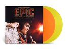 ELVIS PRESLEY / EPIC ELVIS PRESLEY IN CONCERT - ALBUM VINYLE ORANGE & JAUNE
