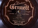 Gennett 6993 Teddy Moss DYIN IN THE ELECTRIC CHAIR Blues 78rpm E/EE- 1st online