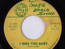 Northern Soul/Sweet Soul 45 MANDELLS I Miss You Baby TRANS WORLD SOUND HEAR h