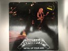Metallica Metal up your ass  2xlp very rare Splatter Red Vinyl