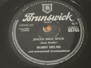 BOBBY HELMS - Jingle Bell Rock. UK Brunswick 78'. 1958 Rock & Roll. Ex  Unplayed