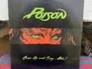 Poison Open Up and Say... Ahh  Vinyl LP Rock Capitol Records 1980s
