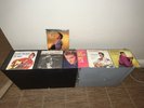 6 VINTAGE ELVIS PRESLEY 45 RPM VINYL RECORDS W/ SLEEVES HOUND DOG ALL SHOOK UP