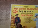 AUTOGRAPHED 1950s VG  ANDY GRIFFITH (Dolores Gray) – Destry Rides Again LP33