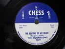 THE MOONGLOWS - 78rpm R&B - CHESS #1669  - BEATING OF MY HEART /CONFESS TO HEART