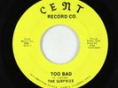 Garage Psych Fuzz 45 - Surprize - Too Bad - Cent VG+