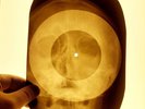 USSR X-RAY SKULL BONES RIBS SOVIET VINTAGE UNIQUE ITEM RECORD 167` FOLK