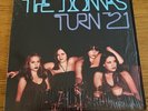 THE DONNAS TURN 21 ORIGINAL US ISSUE VINYL LP FROM 2001 ON LOOKOUT RECORDS EX/EX