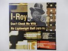 15%OFF I-Roy Don't Check Me With No   Blood & Fire BAFLP 016 UK numbered  LP