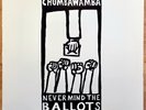 Chumbawamba Never Mind The Ballots 1st France Press 1987 Agit Prop OIS VG+/VG