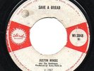 Ska 45rpm  JUSTIN HINDS + DOMINOES Save A Bread + On A Saturday Night ISLAND3048