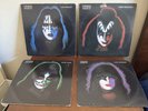 (4) Kiss Solo Vinyl LP Record Albums - Orig. 1978 - Gene-Ace-Paul-Peter