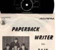 THE BEATLES    SOUTH AFRICA  PS 45   PAPERBACK WRITER