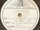 EASTER SALE  1943 LENA HORNE Test Pressing from STORMY WEATHER