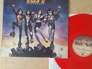 Kiss Destroyer RARE UK RED Vinyl  CAL 2009•Label #1•UK 1st Press 1977