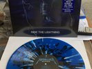 Metallica - Ride The Lightning 40th anniv blue w/black & white splatter vinyl LP