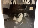 Hank Williams Jr Whiskey Bent and Hell Bound Vinyl LP NM In Shrink Ames Sticker