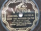 78 rpm Victor 21701, George Olsen, Doin' The Raccoon, Johnny Johnson, jazz V
