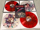 RARE Led Zeppelin 1977 Tour 4LP COLORED SPLATTER VINYL BOX SET  HTF NM