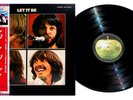 THE BEATLES - Let It Be LP RARE Japan 1976 Apple Vinyl W/ Insert & OBI VG+