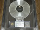 RIAA Platinum Award Whitesnake Greatest Hits 1998 Record Sales Music Memorabilia