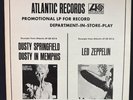 Dusty Springfield Led Zeppelin ‎Promo LP For Record Department Store Play MINT-