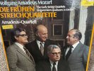 Rare DGG Stereo Promo 4-LP MOZART/AMADEUS QUARTET 'Early String Quartets' NM