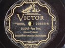 Victor 20855 Bennie Moten Kansas City Orch SUGAR  1927 78 rpm  JAZZ E+