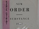 NEW ORDER SUBSTANCE 1987 FACTORY YZ185 Japan OBI VINYL 2LP
