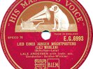 Lale Andersen - Lied eines jungen Wachtpostens (Lili Marlen) - 1939
