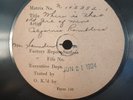 1920s Pre War Jazz Shellac Test Pressing California Ramblers E 78 RPM