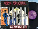 CRYPTIC SLAUGHTER CONVICTED ORIG 1986 DEATH RECORDS 1st PRESS LP INSERT THRASH