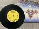 **Yellow Label** UK Iron Maiden 1988 Can I Play With Madness 7” Vinyl Record EX