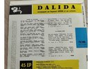 DALIDA 45T EP 1961 BARCLAY 70 386 – SIGNÉ ORIGINAL – AIMEZ-VOUS BRAHMS ? – RARE