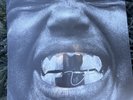 Silver/Chrome YE KANYE WEST SIGNED BULLY  VINYL RECORD ALBUM IN HAND FROM SOFI