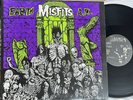 MISFITS - EARTH AD/WOLFS BLOOD - PLAN 9 REPRESS LP original vinyl album the VG+