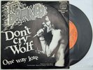 THE DAMNED - Don't Cry Wolf - RARE 77 Dutch Pressing - Scramble SRS 510.049. VG+