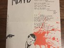 MISFITS ORIGINAL 78' 1ST PRESSING BULLET INSERT-PLAN 9 RARE AUTHENTIC LOOK