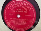 Billie Holliday 78 RPM I’ll Be Seeing You Commodore Classics in Swing EXC-NM