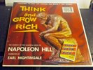 Think and Grow Rich Vinyl Record Napoleon Hill 1960 Gatefold w/ Papers / Sheets
