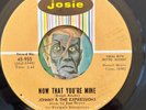 HEAR Johnny & Expressions 45 Now That You're Mine / Shy Girl JOSIE R&B soul EX