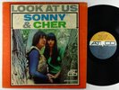 Sonny & Cher - Look At Us LP - ATCO Mono Autograph