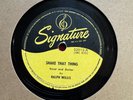 78Rpm, Killer Blues, Ralph Willis 'Shake That Thing / Trouble' US Signature  E