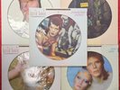David Bowie COMPLETE ORIGINAL NUMBERED UK 1984 BOPIC 5 x PICTURE DISC LP SET